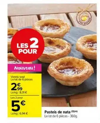 Carrefour Market Pasteis De Nata offre