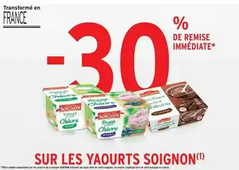 Intermarché Yaourts Soignon offre