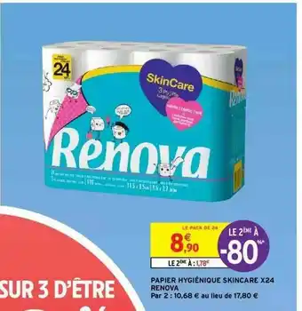 Papier Hygénique Skincare X24 Renova