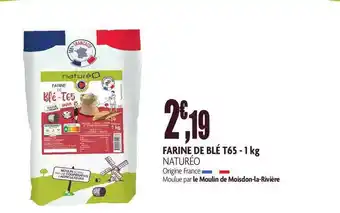 naturéO Farine De Blé T65 - 1 Kg offre