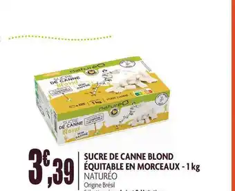 Sucre De Canne Blond équitable En Morceaux - 1 Kg