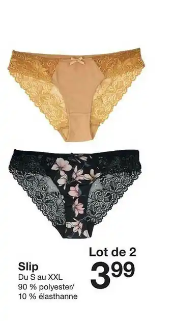 Zeeman Slip offre
