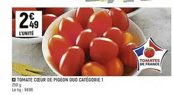 Spar Tomate Coeur De Pigeon Duo Catégorie 1 offre