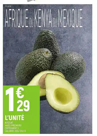 Spar Avocat Hass Premuri offre