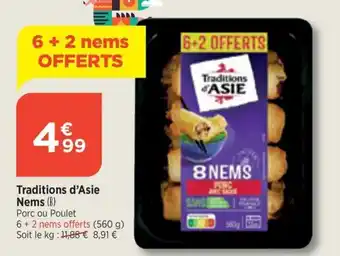 Bi1 Traditions d'Asie Nems offre