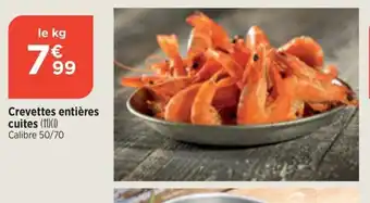 Bi1 Crevettes entières cuites offre