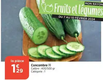 Bi1 Concombre offre