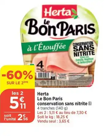 Bi1 Herta Le Bon Paris offre