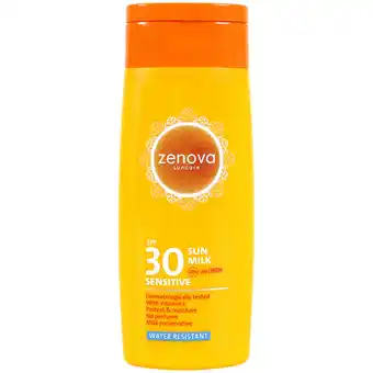 Action Lait solaire Zenova offre