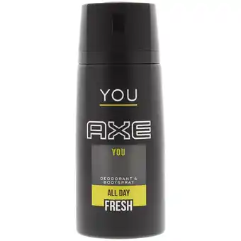 Action Déodorant Axe You offre
