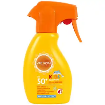 Action spray solaire Kids Zenova Enfants offre