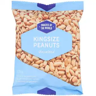 Action Cacahuètes non salées Snacks of the World offre