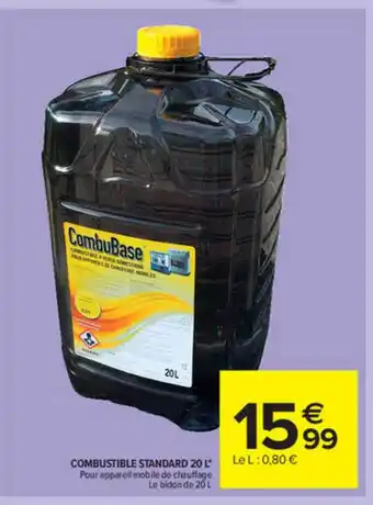 Combustible Standard 20 L Combubase