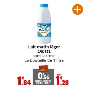 Coccimarket Lait matin léger LACTEL offre