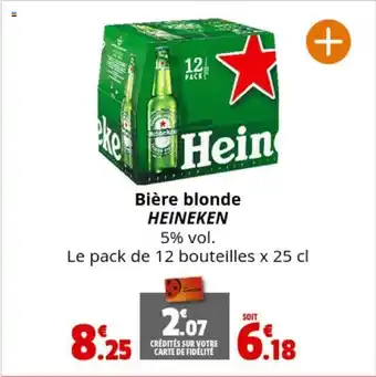 Coccimarket Bière blonde HEINEKEN offre