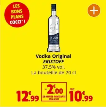 Coccinelle Express Vodka Original ERISTOFF offre
