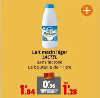 Coccinelle Express Lait matin léger LACTEL offre