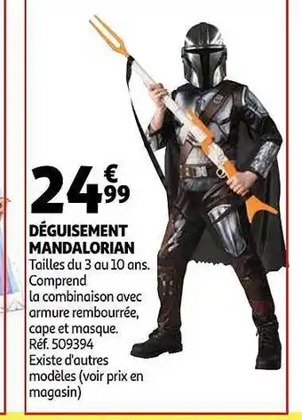 Auchan Déguisement Mandalorian offre
