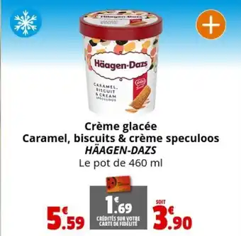 Coccinelle Express Crème glacée Caramel, biscuits & crème speculoos HÄAGEN-DAZS Le pot de 460 ml offre