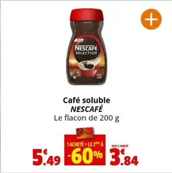 Coccinelle Express Café soluble NESCAFÉ Le flacon de 200 g offre