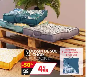 Coussin de Sol au Choix