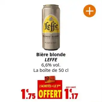 Coccinelle Express Bière blonde LEFFE offre