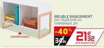 Gifi Meuble Rangement offre