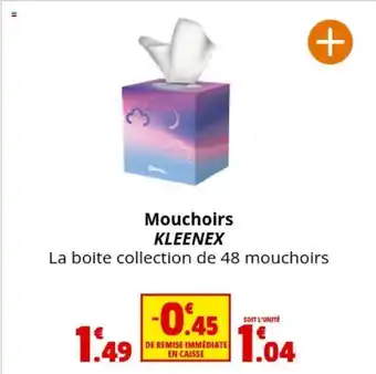 Coccinelle Express Mouchoirs KLEENEX offre
