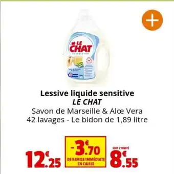 Coccinelle Express Lessive liquide sensitive LE CHAT offre