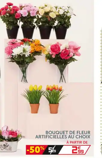 Gifi Bouquet de Fleur Artificielles au Choix offre