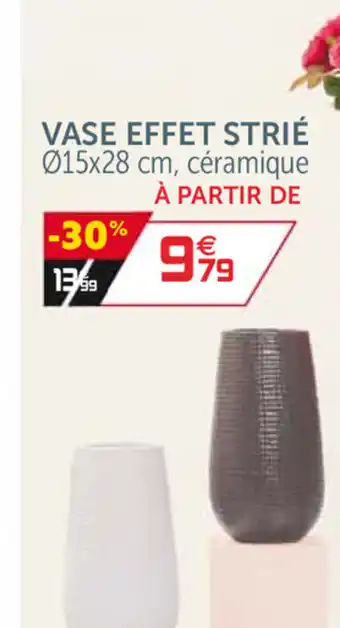 Gifi Vase effet Strié offre