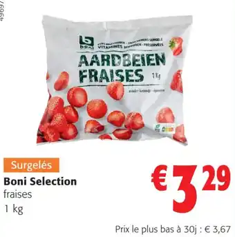 Colruyt Boni Selection fraises offre