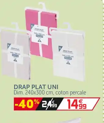 Drap Plat Uni