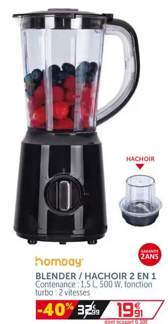 Gifi Blender / Hachoir 2 en 1 offre