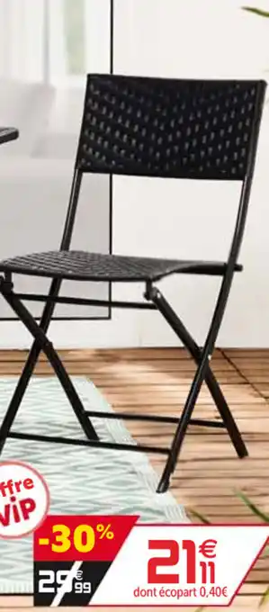 Gifi Chaise pliante offre