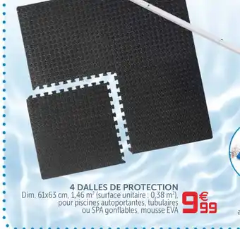 Gifi 4 Dalles de Protection offre