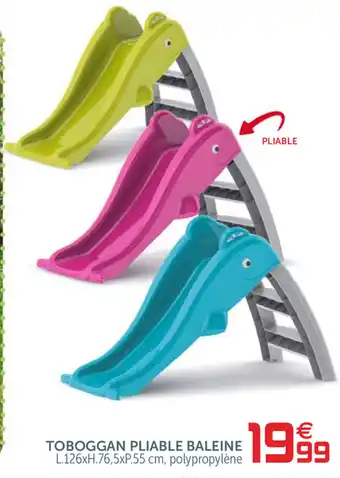 Gifi Toboggan Pliable Baleine offre