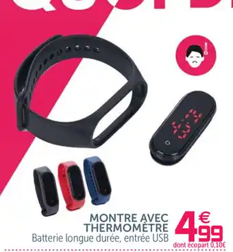 Gifi Montre avec Thermométre offre