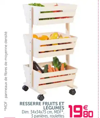 Resserre Fruits et légumes