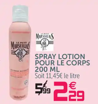 Gifi Spray Lotion Pour le Corps offre