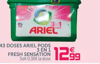 Gifi 43 Doses Ariel Pods offre