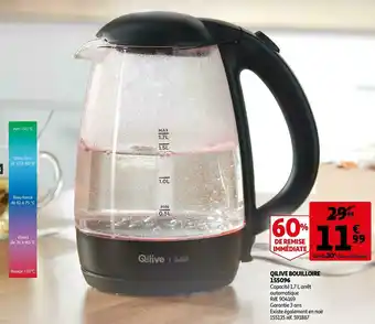 Auchan Qilive bouilloire 155096 offre