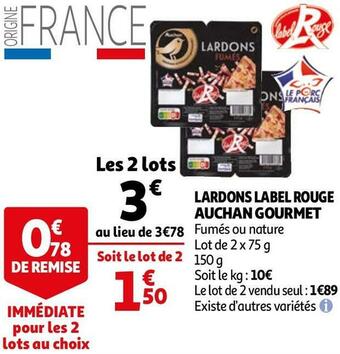 Auchan Auchan lardons offre