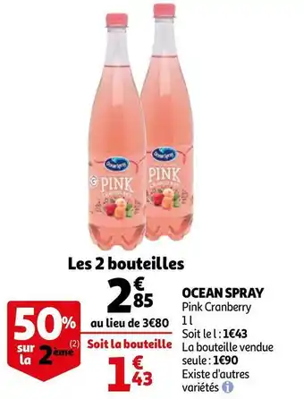 Auchan Ocean spray ocean spray offre