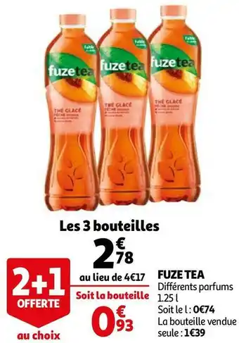 Auchan Fuze tea fuze tea offre