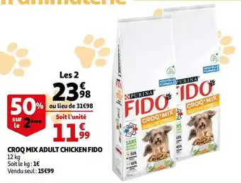 Fido croq mix adult chicken