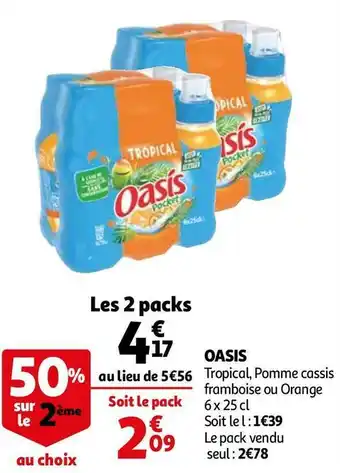 Auchan Oasis oasis offre