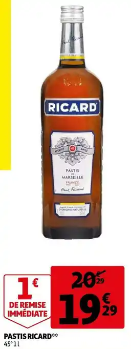 Auchan Ricard pastis ricard offre