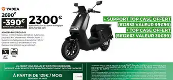 Feu Vert Yadea scooter électrique g5 offre