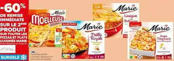 Carrefour Market Marie bon plan sur toutes les pizzas et plats cuisinés marie offre